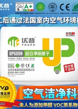 優(yōu)普UP600N超白凈味膩子